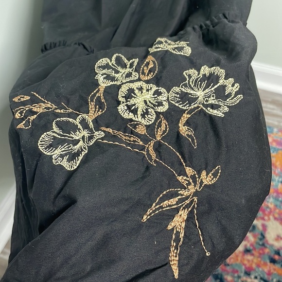 ANTHROPOLOGIE Embroidered Berenice Maxi Dress By Especia - Picture 6 of 8